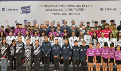 Dilovası’nda Amatör Sporculara Malzeme Desteği