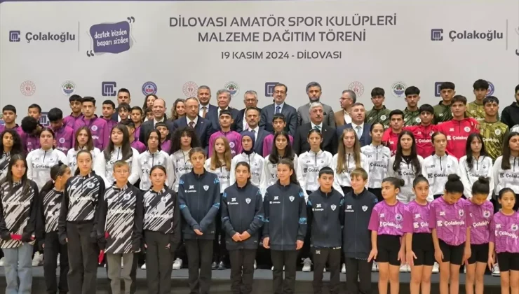 Dilovası’nda Amatör Sporculara Malzeme Desteği