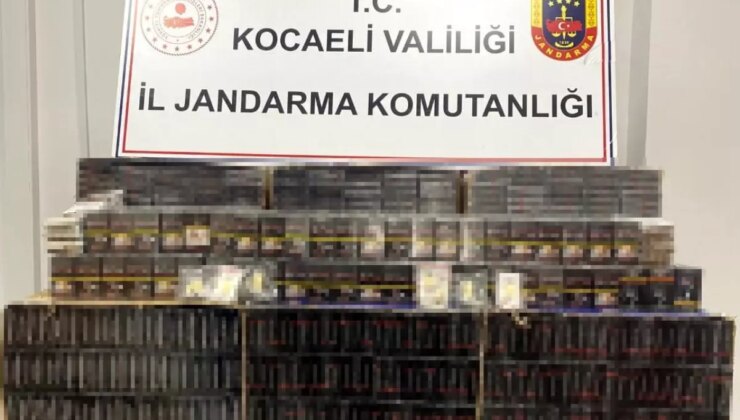 Dilovası’nda 5 Bin Paket Kaçak Sigara Ele Geçirildi